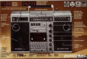 Radiocasetofon Boombox de colectie Sanyo Universum Aciko Receiver Grundig Gloria 3 Akkord