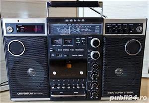 Radiocasetofon Boombox de colectie Sanyo Universum Aciko Receiver Grundig Gloria 3 Akkord - imagine 2