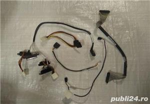 Lot 10 cabluri pentru PC cu diferite terminatii - alimentari, usb-uri, s-ata