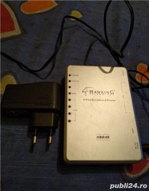Router perfect functional, cu 4 porturi, model Howking HBR49