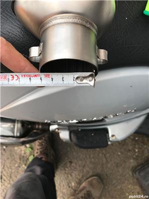 Toba trioval , aluminiu , noua , evacuare moto atv utv - imagine 9