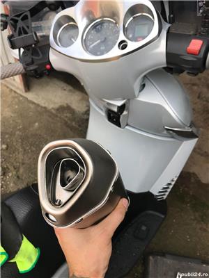 Toba trioval , aluminiu , noua , evacuare moto atv utv - imagine 6