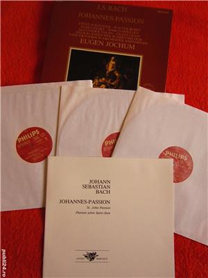 vinil Bach-"Patimile după Ioan" boxset 3LP dir.Eugen Jochum,Olanda - imagine 4