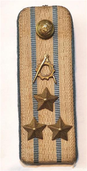 Epolet Grad militar aviație Colonel Inginer, perioada comunista - imagine 2