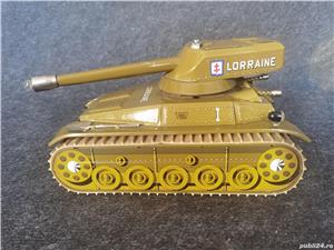 Jucarie veche - Tank vechi de tabla Joustra Lorraine, Made in France - imagine 5