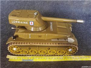 Jucarie veche - Tank vechi de tabla Joustra Lorraine, Made in France - imagine 8
