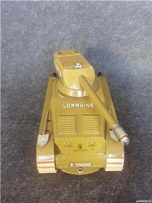 Jucarie veche - Tank vechi de tabla Joustra Lorraine, Made in France