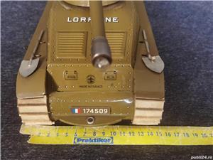 Jucarie veche - Tank vechi de tabla Joustra Lorraine, Made in France - imagine 9
