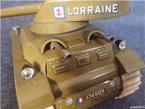 Jucarie veche - Tank vechi de tabla Joustra Lorraine, Made in France - imagine 3