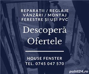Reparații și reglaje ferestre termopan - imagine 4