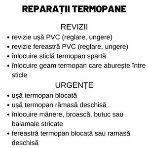 Reparații și reglaje ferestre termopan - imagine 3