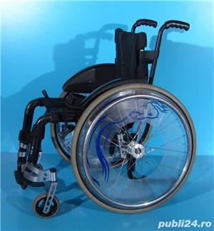 Scaun cu rotile activ din aluminiu  Kuschall  latime sezut 36 cm