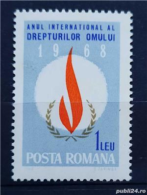 Timbre 1968 Anul International al Drepturilor Omului MNH