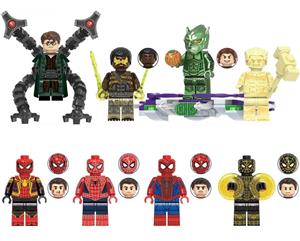Set 8 Minifigurine tip Lego Marvel Spider-Man No Way Home pack2