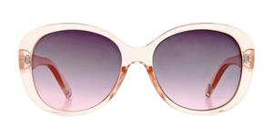 Ochelari de Soare Lipsy LIP027 100% UV Protection Lipsy London Womens Oversized Glam Sunglasses Pink - imagine 2
