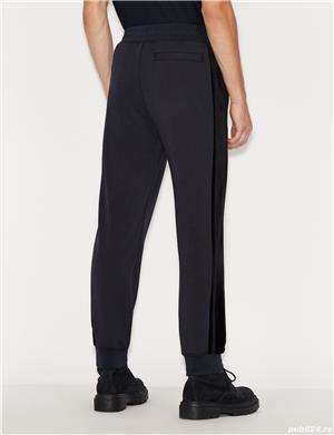  ARMANI EXCHANGE Pantaloni Sport/Casual din Bumbac cu detalii din Velur Unisex S - imagine 5