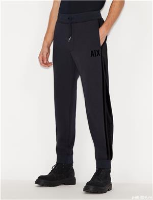  ARMANI EXCHANGE Pantaloni Sport/Casual din Bumbac cu detalii din Velur Unisex S