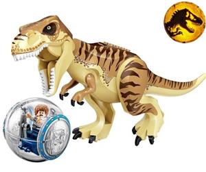 Dinozaur urias tip Lego de 30 cm: New T-Rex 2018