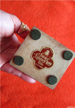 cadou rar Fecioara Maria cu pruncul -sculptura lemn,colectie Germania - imagine 7