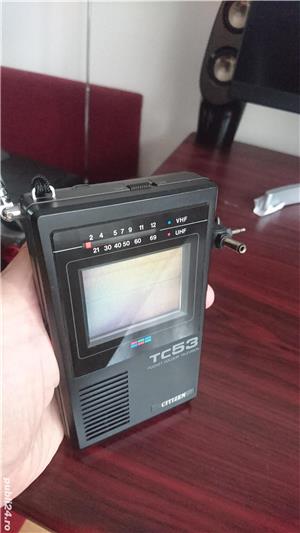 Vintage Citizen LC-TV Colour Pocket TV, Model TC53