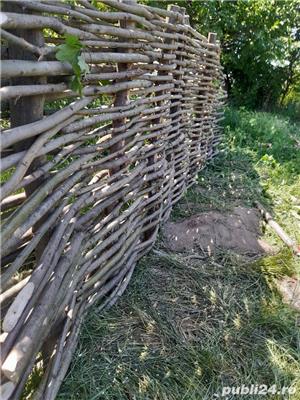 gard din nuiele/bețe impletite. - imagine 2