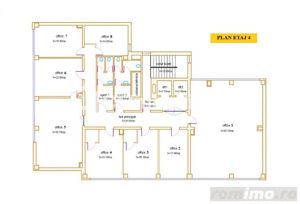 De inchiriat in cladire birouri P+5 etaje – ETAJ 4 - imagine 3