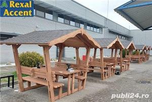 Foisor cu Masa si Banci dimensiuni 2,70 m x 2,50 m. - rexal.ro - imagine 4