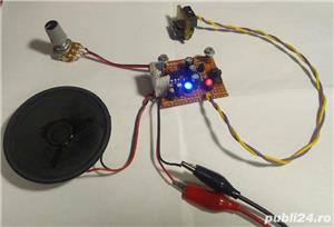 Kit   Modul alarma cu reglare tonalitate, Led R+A, swich STB la 5V