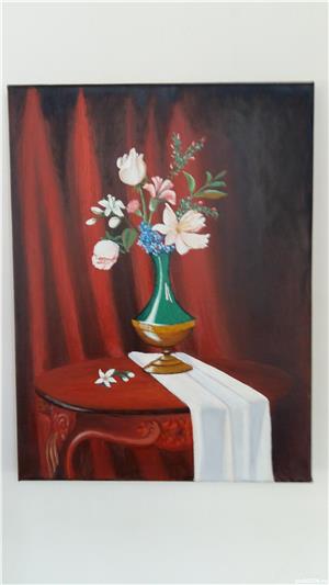 Tablou "Flori in glastra"