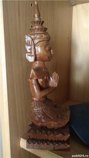 Figurina sculptata din Bangkok 1975 - imagine 2