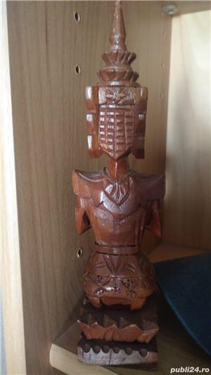 Figurina sculptata din Bangkok 1975 - imagine 3