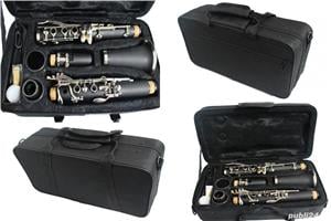 Clarinet Parrot 7401S Bb Böhm sistem 17clape+6 inele ebonita - imagine 9