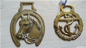  Potcoava norocoasa din bronz dimendiune normala. Amuleta, talisman pentru casa