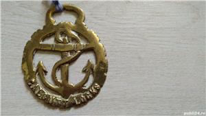  Potcoava norocoasa din bronz dimendiune normala. Amuleta, talisman pentru casa - imagine 2