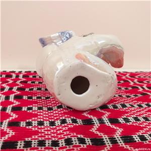 bibelou vechi portelan sidefat pasari de apa rata rate care se dau in barci :) - imagine 4