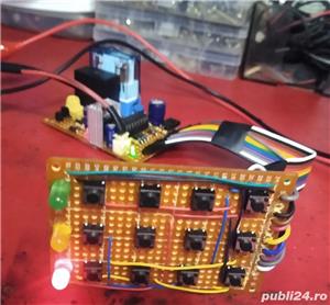 Kit   modul alarma la 12V cu tastatura - cod din 5 cifre