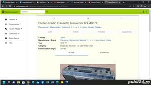 Casetofon deck SHARP RT 155