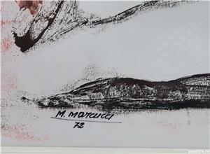 Mario Marcucci 1972 Tablou Tanara Nud pictura guase inramat 52x72 cm - imagine 4