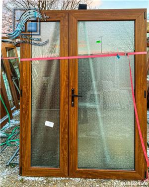 Usi termopan duble noi stejar auriu pret de la 1800 lei