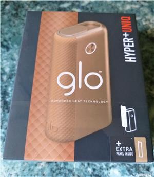 Dispozitiv Starter kit Glo Hyper+ Uniq Gold   Black 2022 (nou-sigilat) - imagine 4