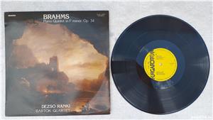 vinil disc muzica clasica pian Brahms casa discuri Hungaroton Ungaria