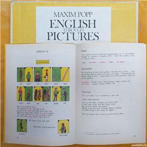 vechi manual curs limba engleza Maxim Popp + 5 vinil discuri colectie electrecord romania anii 80 - imagine 5