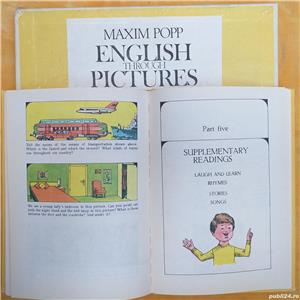 vechi manual curs limba engleza Maxim Popp + 5 vinil discuri colectie electrecord romania anii 80 - imagine 8