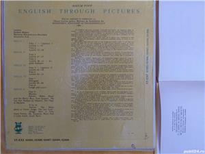 vechi manual curs limba engleza Maxim Popp + 5 vinil discuri colectie electrecord romania anii 80 - imagine 4
