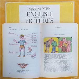 vechi manual curs limba engleza Maxim Popp + 5 vinil discuri colectie electrecord romania anii 80 - imagine 7