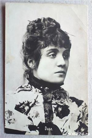 veche CP cu portretul celebrei actrițe italiene Eleonora DUSE, ed. B.K.W.I., 1906