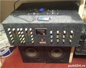 Statie cu mixer incorporat - 4x250W RMS + accesorii si boxe JBL