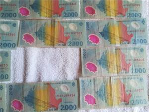 bancnote 2000 lei cu eclipsa 19 bucati - imagine 3