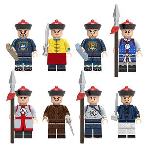 Set 8 Minifigurine tip Lego QING Dynasty