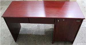 10 buc Birou cu usa si sertare; Masa cu blat 130x52 si spatiu minibar - imagine 5